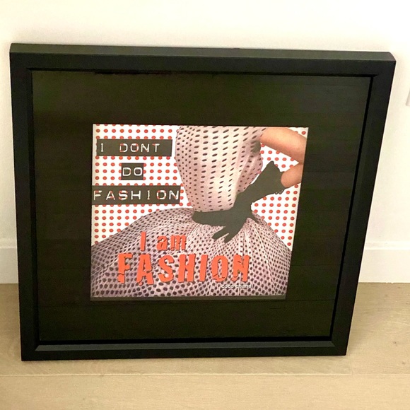 Framed Wall Art - COCO CHANEL Fashion Quote Decor